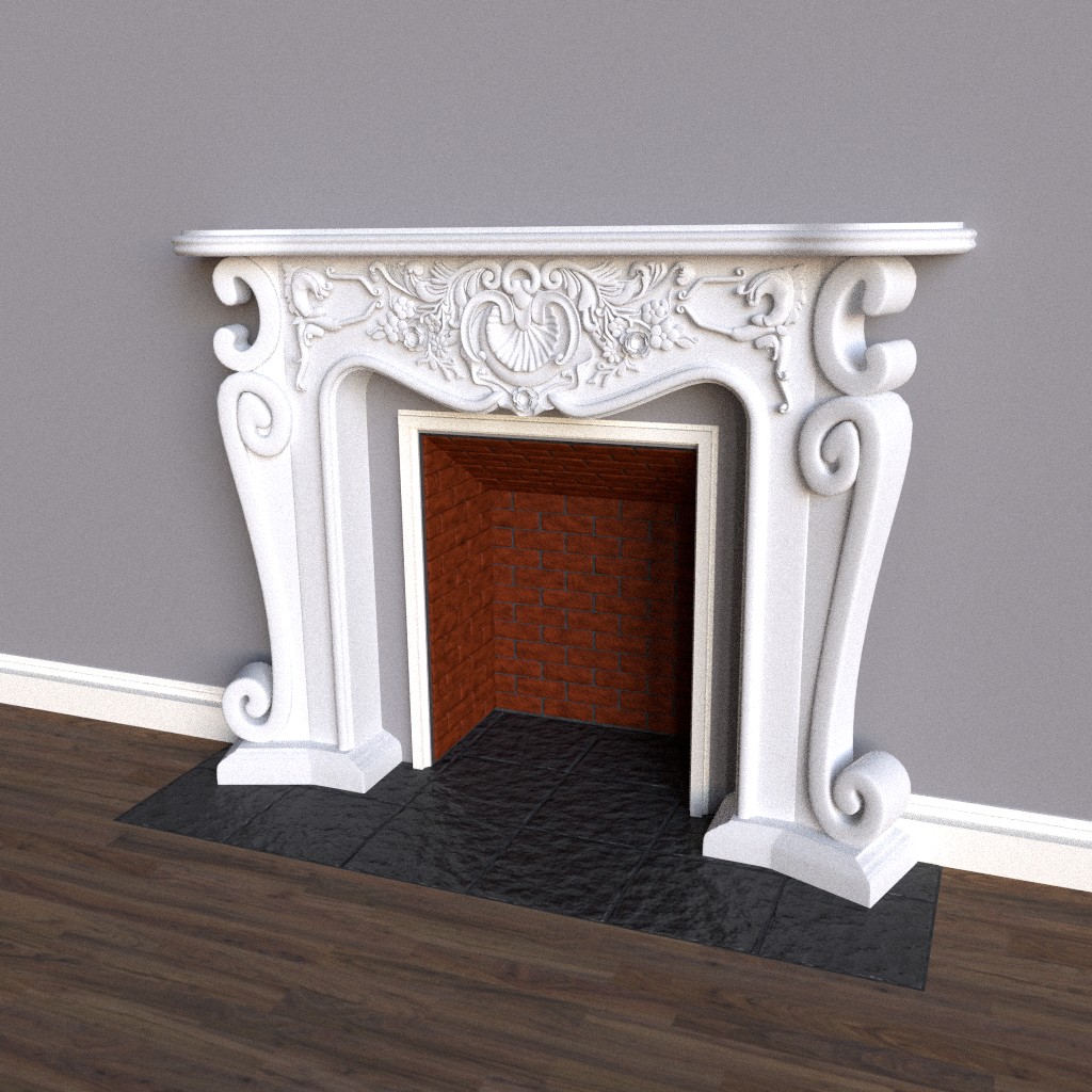 Baroque Fireplace Mantel preview image 1